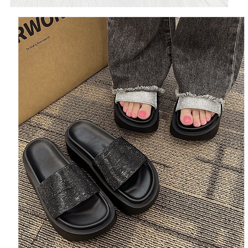 Dép Sandal Đế Xuồng Dày Dặn Phong Cách Thời Trang Châu Âu 2023 Mới