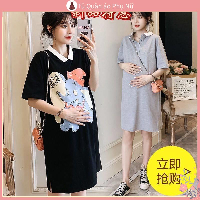 V Y y B 'M Quần Áo Mùa Hè Cho Bà Bầu Ng M Hợp Thời Trang Và Gián Điệp. Đai Quấn Bụng Phong Cách Nước Ngoài Của Mẹ Đầm Len Thời Trang Mùa Hè Dành Cho Phụ Nữ Mang Thai