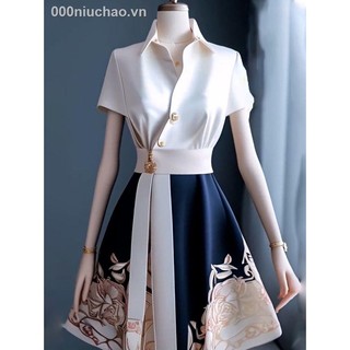 Đầm Sơ Mi Trắng Phong Cách Trung Hoa Thiết Kế Mới Cho Nữ