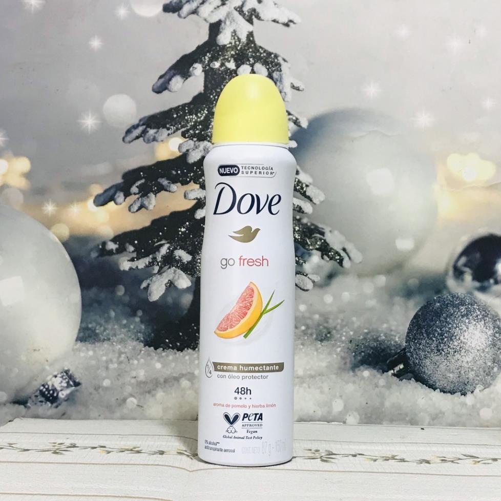 Xịt khử mùi toàn thân Dove 150ml USA