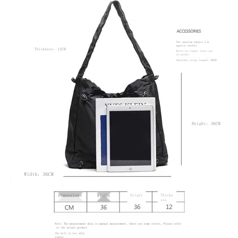 Hàng Có Sẵn! Hàng Có Sẵn!Panben Funben Túi Đeo Vai Bằng Vải Nylon Dây Rút Một Bên Vai Sức Chứa Lớn Có Tua Rua Tự Làm Thủ Công Mùa Hè