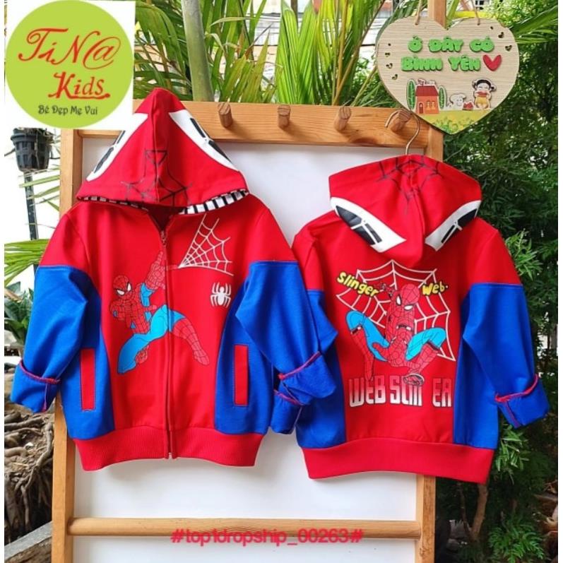 Áo khoác, bé trai, in người nhện siêu hot cho bé, top1dropship_00263_s4 sg2