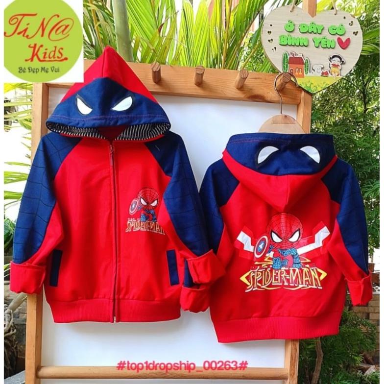 Áo khoác, bé trai, in người nhện siêu hot cho bé, top1dropship_00263_s4 sg2