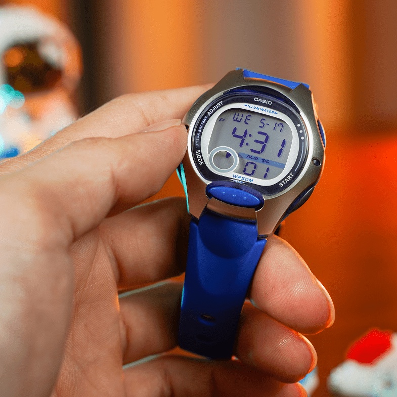 Cathywatch Đồng hồ Casio trẻ em chính hãng LW-200-2AVDF dây cao su