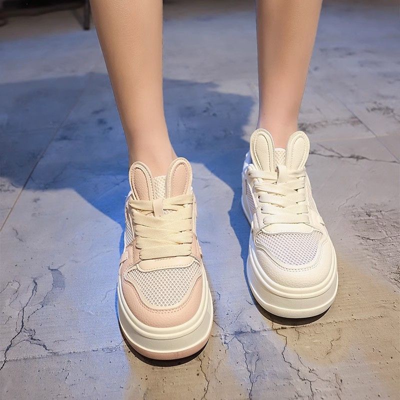 Giày Thể Thao Đế Dày Phối Lưới Thoáng Khí Thời Trang Mùa Hè Cho Nữ