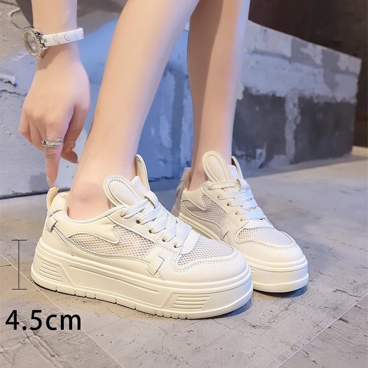 Giày Thể Thao Đế Dày Phối Lưới Thoáng Khí Thời Trang Mùa Hè Cho Nữ