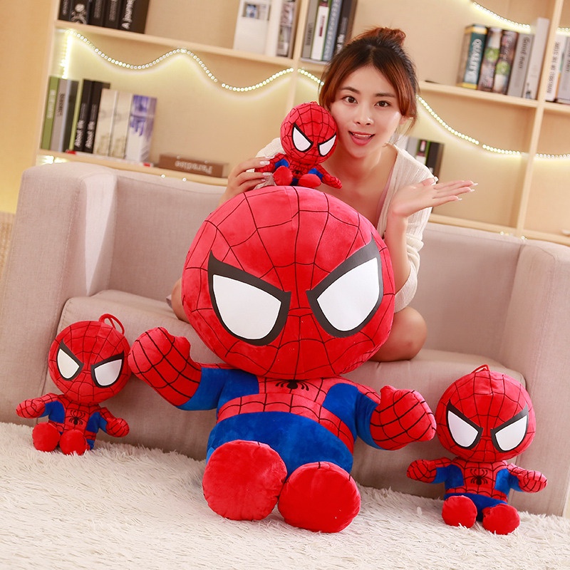 Gấu Bông Siêu Anh Hùng Người Nhện (Spiderman) 25cm-->40cm hàng cao cấp chất lượng cao siêu cưng cho bé