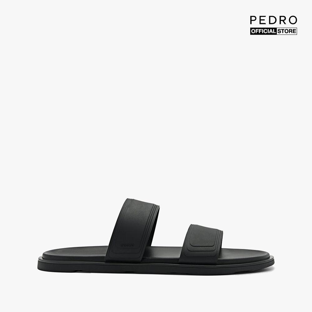 PEDRO - Dép nam quai ngang bản rộng khóa cài hiện đại PM1-85110430-01