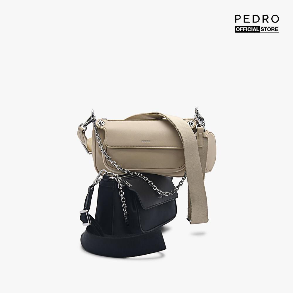 PEDRO - Túi đeo chéo nữ Dilone Nylon Double Flap PW2-75210093-4-44