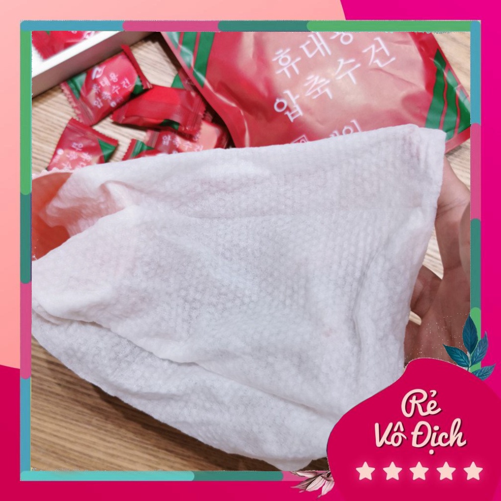 Khăn bằng vải nén không dệt hình viên kẹo dùng một lần tiện dụng nhiennngoc