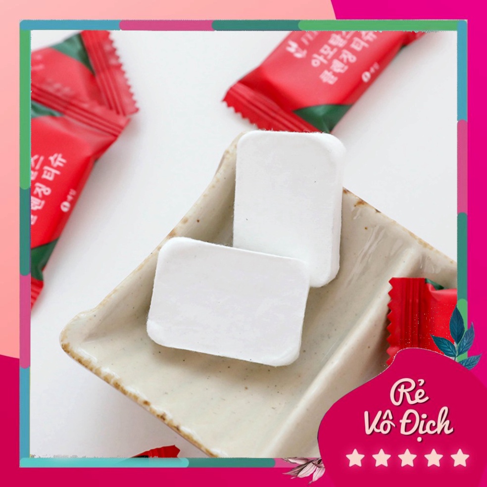 Khăn bằng vải nén không dệt hình viên kẹo dùng một lần tiện dụng nhiennngoc