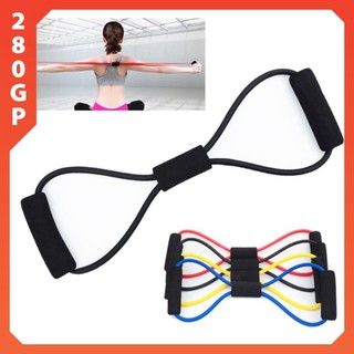 Dây kháng lực làm bằng cao su hỗ trợ tập gym nhiều màu