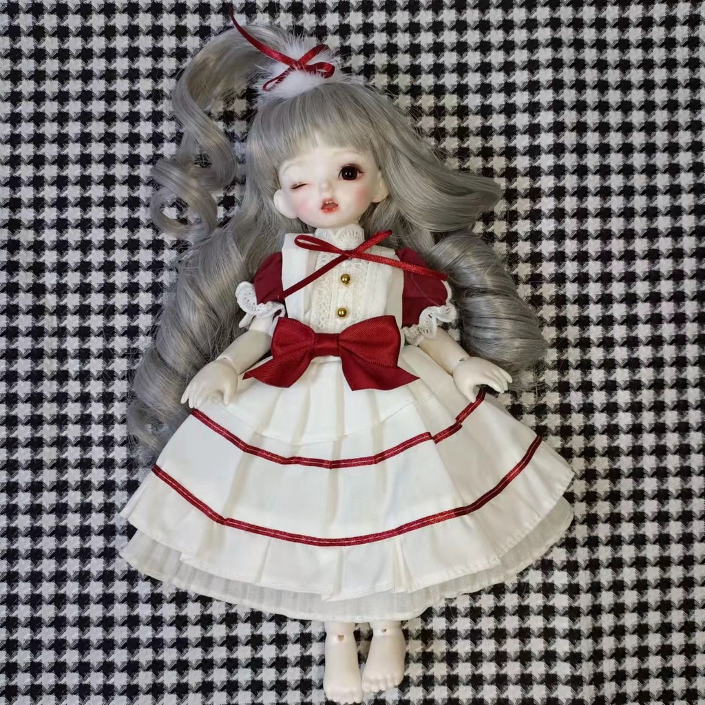 Đầm Lolita 6 Điểm Xinh Xắn Cho Búp Bê bjd 30cm 6.28 30cm