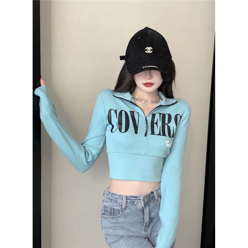 Jiashucheng Áo Sơ Mi Ngắn Phong Cách Ngọt Ngào Siêu Đẹp Thời Trang Xuân Thu Cho Nữ