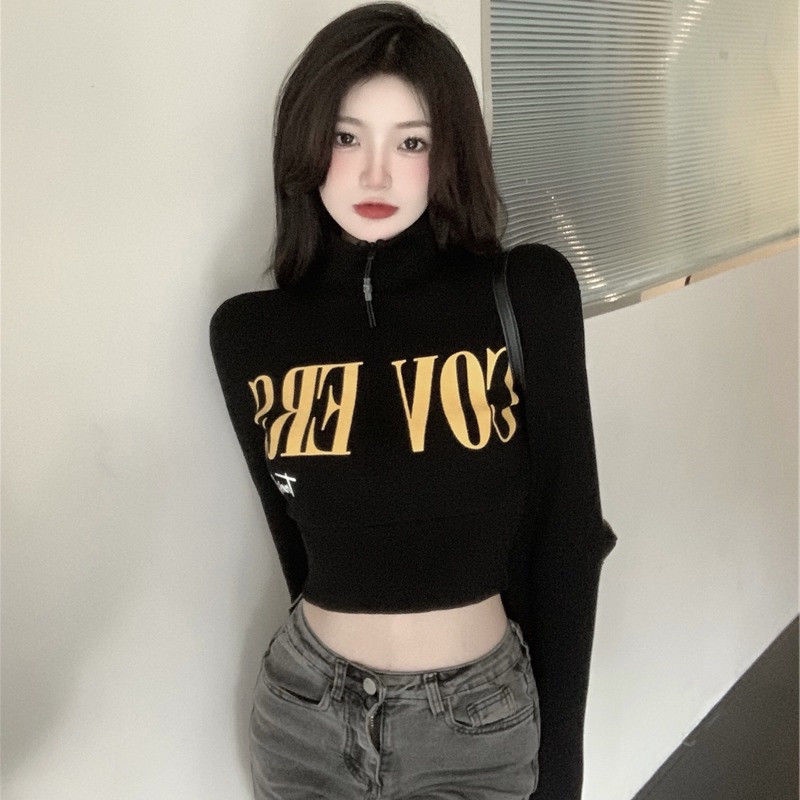 Jiashucheng Áo Sơ Mi Ngắn Phong Cách Ngọt Ngào Siêu Đẹp Thời Trang Xuân Thu Cho Nữ