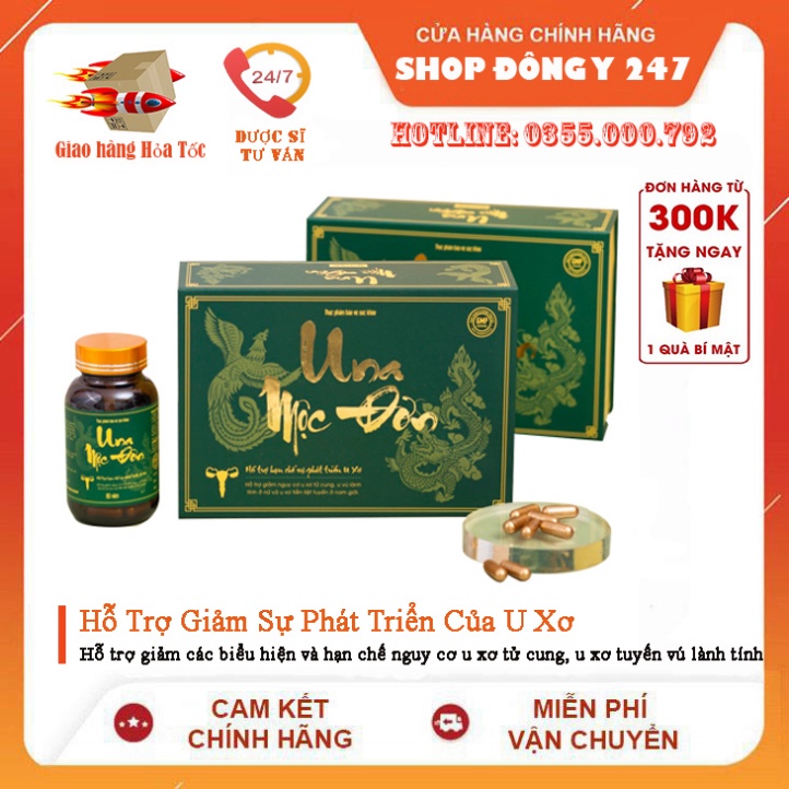 Una Mộc Đơn viên nang - Hỗ trợ hạn chế sự phát triển của khối u