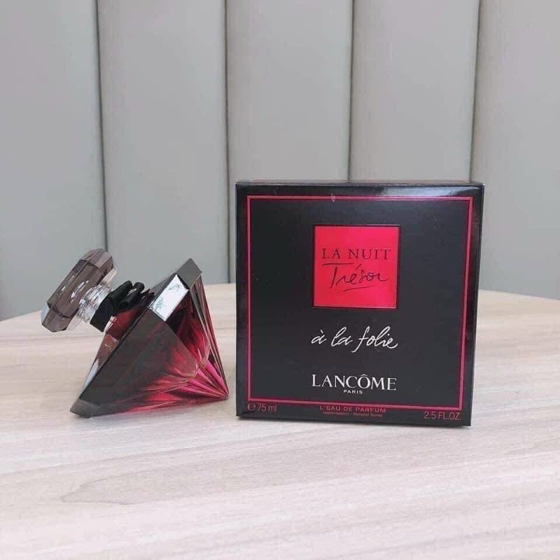 75ML CHAI LỚN NƯỚC HOA NỮ LAN CÔM NUIT KIM CƯƠNG ĐỎ ĐEN ĐỘC ĐÁO