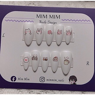 Nailbox thiết kế vẽ hình dễ thương