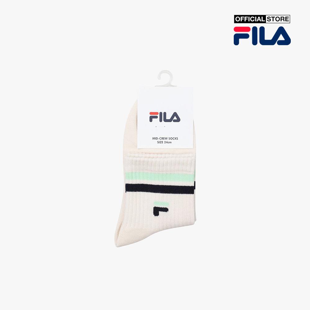 FILA - Vớ cổ cao unisex kẻ sọc hiện đại FS3SCF5331X-VAA