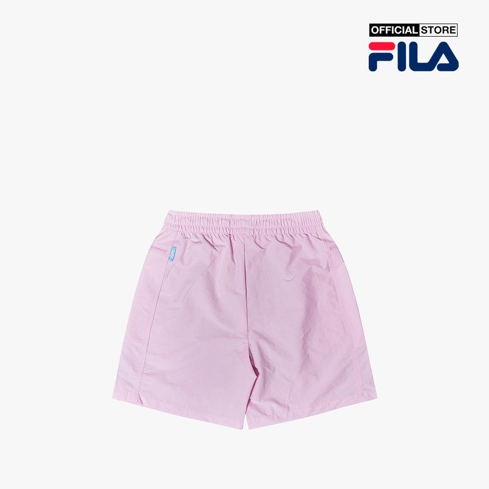 FILA - Quần shorts unisex ống rộng lưng thun hiện đại FW2HPF1058X-CPK