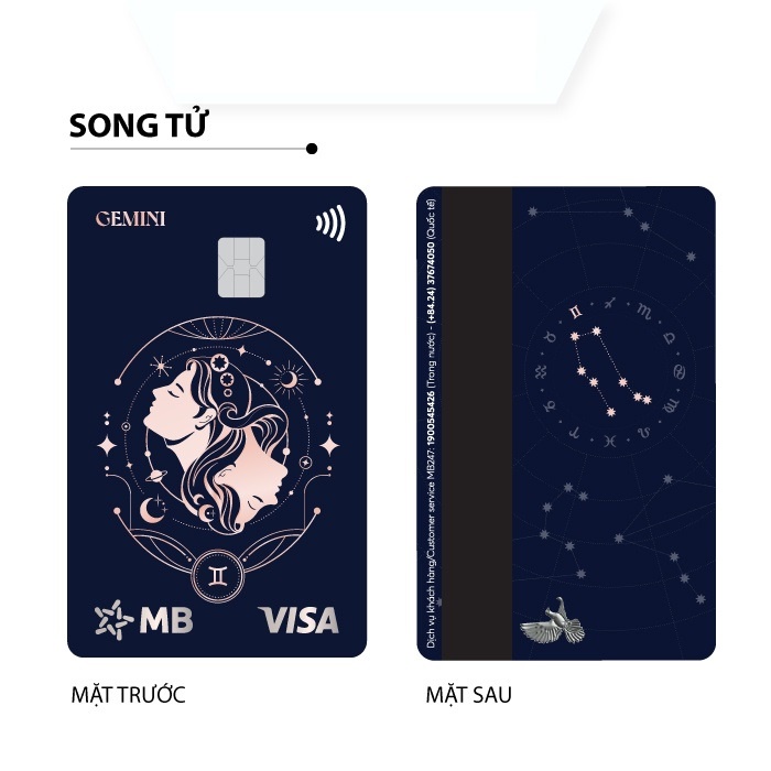 Bộ sưu tập thẻ MB Hi Visa Collection - 12 Cung hoàng đạo