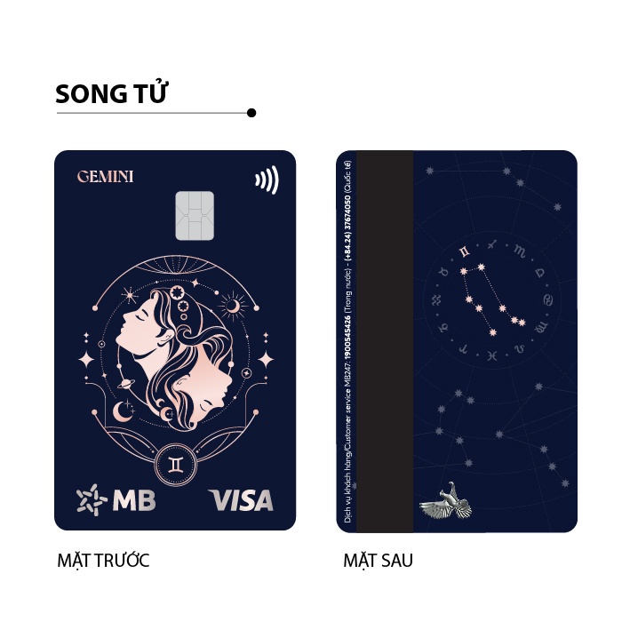 Bộ sưu tập thẻ MB Hi Visa Collection - 12 Cung hoàng đạo