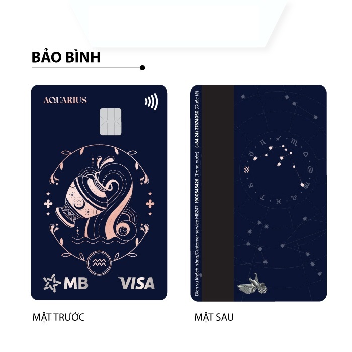 Bộ sưu tập thẻ MB Hi Visa Collection - 12 Cung hoàng đạo