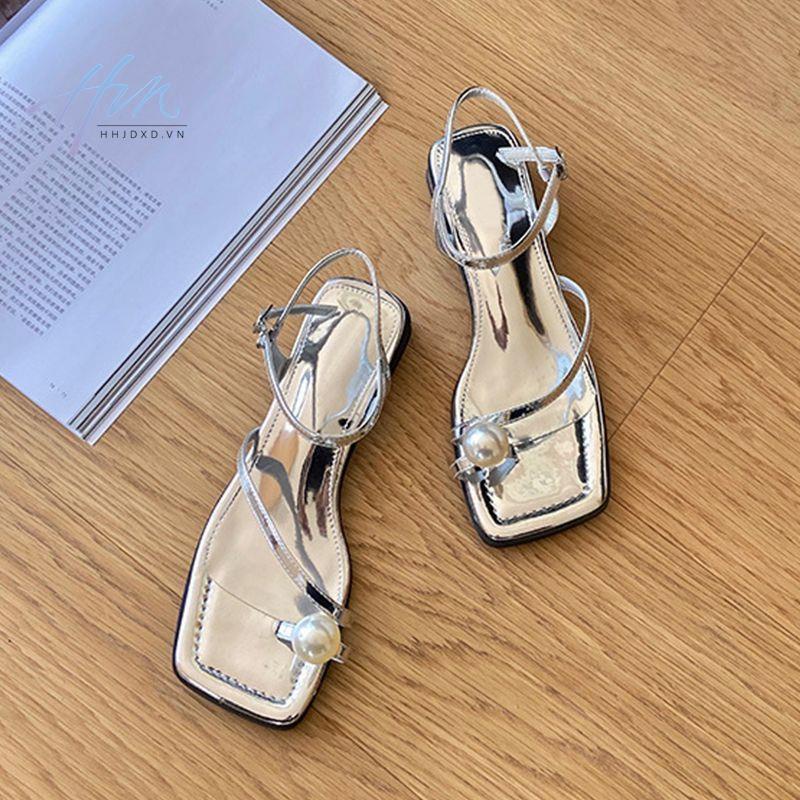 Sandal Cao Gót Mũi Vuông Phong Cách Mới 2023 Cho Nữ