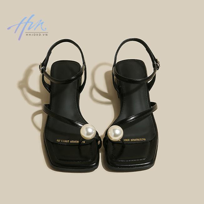 Sandal Cao Gót Mũi Vuông Phong Cách Mới 2023 Cho Nữ