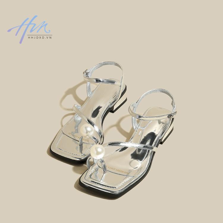 Sandal Cao Gót Mũi Vuông Phong Cách Mới 2023 Cho Nữ