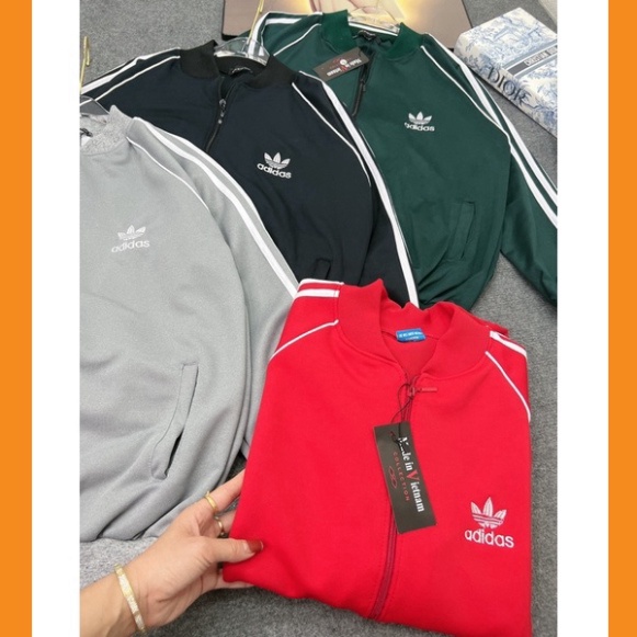 Áo bomber thể thao Adidas nam nữ 3 sọc poly ảnh thật - Luna store | BigBuy360 - bigbuy360.vn
