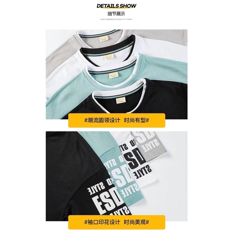 Bộ Đồ Thể Thao Ngắn Tay Thời Trang Mùa Hè Dành Cho Bé Trai 13-14 - 15 Tuổi