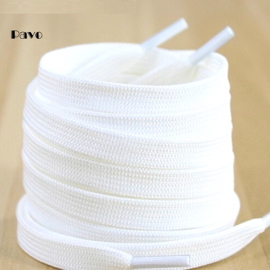 Dây giày sneaker buộc dây thể thao dây dẹt dài 1,2m màu đen, trắng ( 1 đôi)