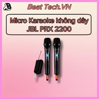 Micro karaoke không dây jbl prx 2200: thiết kế sang trọng, độ nhạy cao, bắt sóng xa.