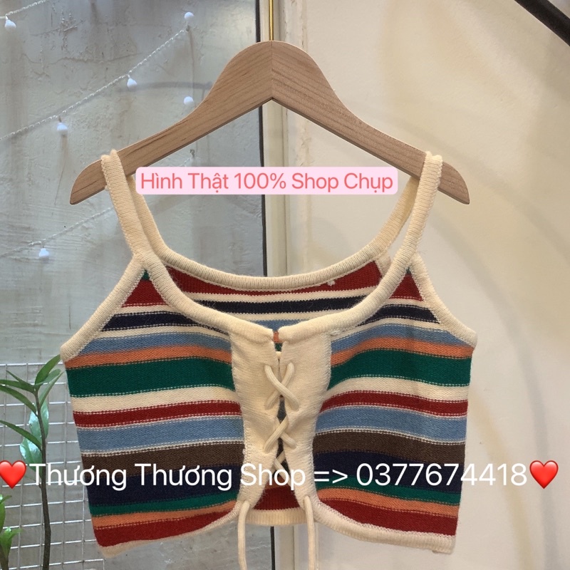 Áo Len Croptop Cầu Vòng 7 màuGiá Xưởng