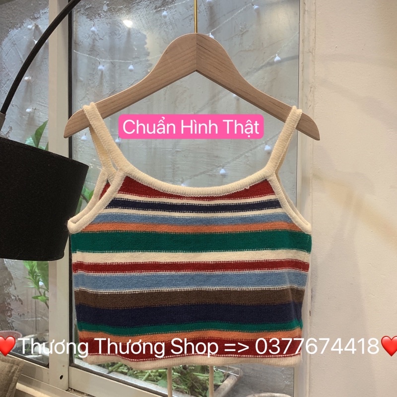 Áo Len Croptop Cầu Vòng 7 màuGiá Xưởng