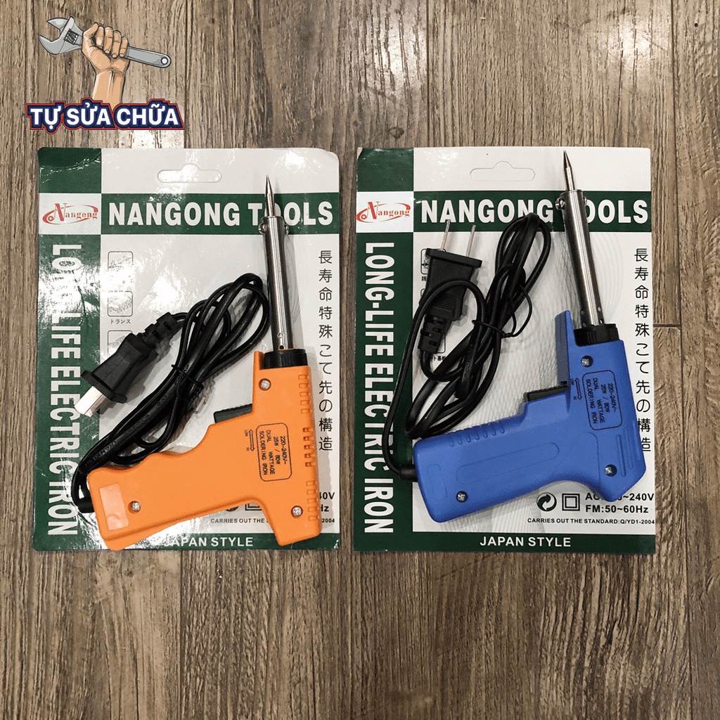 Sale sốc Mỏ hàn nhiệt 25W/80W hai chế độ tặng kèm thiếc và nhựa thông sieure