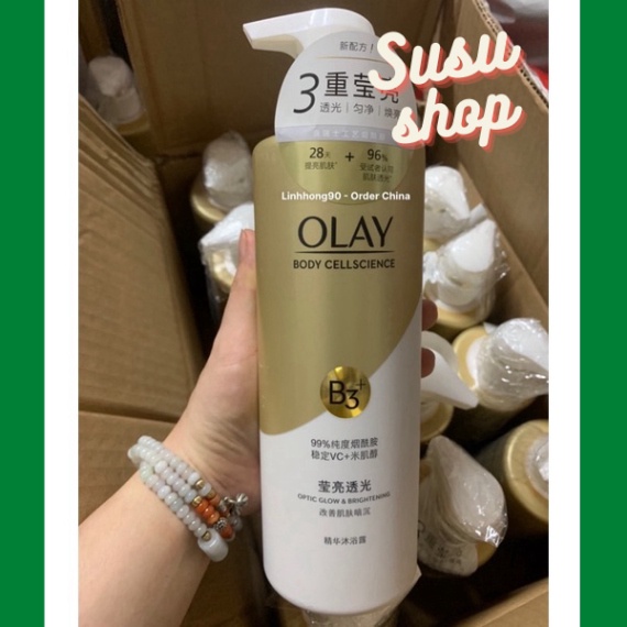 Sữa tắm Olay Optic Glow & Brightening 500ml - Neu Store