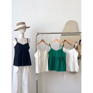 Áo 2 dây peplum phong cách Ulzzang Hàn Quốc