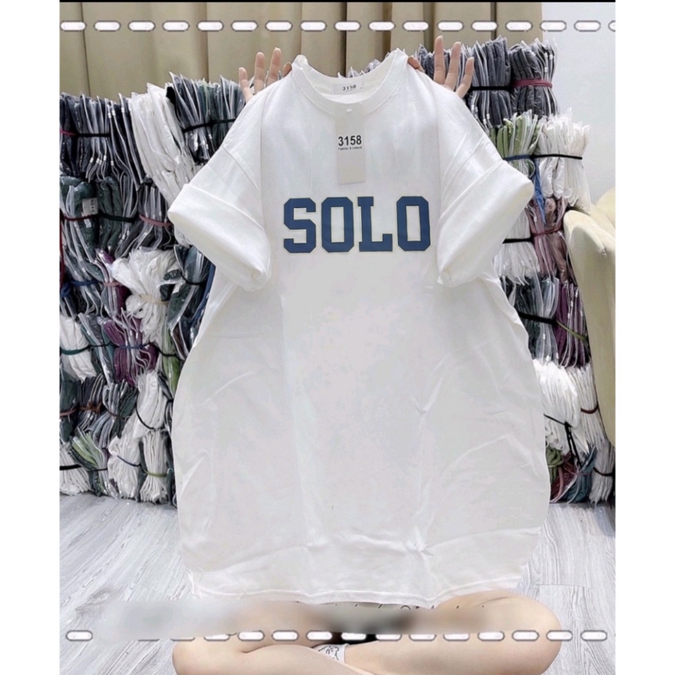 ÁÁo Phông Nam Nữ In Chữ SOLO , Áo Thun Nam Nữ Tay Lỡ Unisex Form Rộng Cao Cấp 100% Thấm Hút Mồ Hôi Hot Trend 2023 | BigBuy360 - bigbuy360.vn