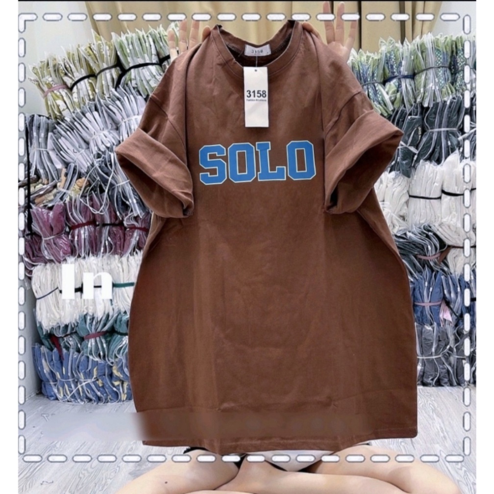 ÁÁo Phông Nam Nữ In Chữ SOLO , Áo Thun Nam Nữ Tay Lỡ Unisex Form Rộng Cao Cấp 100% Thấm Hút Mồ Hôi Hot Trend 2023 | BigBuy360 - bigbuy360.vn