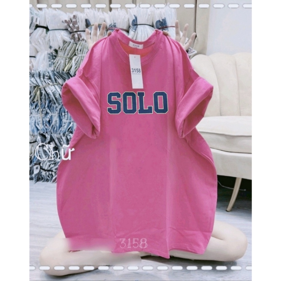 ÁÁo Phông Nam Nữ In Chữ SOLO , Áo Thun Nam Nữ Tay Lỡ Unisex Form Rộng Cao Cấp 100% Thấm Hút Mồ Hôi Hot Trend 2023 | BigBuy360 - bigbuy360.vn