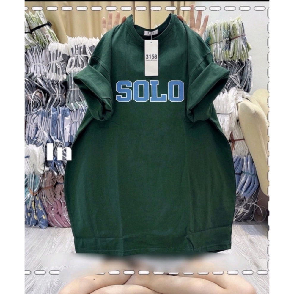 ÁÁo Phông Nam Nữ In Chữ SOLO , Áo Thun Nam Nữ Tay Lỡ Unisex Form Rộng Cao Cấp 100% Thấm Hút Mồ Hôi Hot Trend 2023 | BigBuy360 - bigbuy360.vn