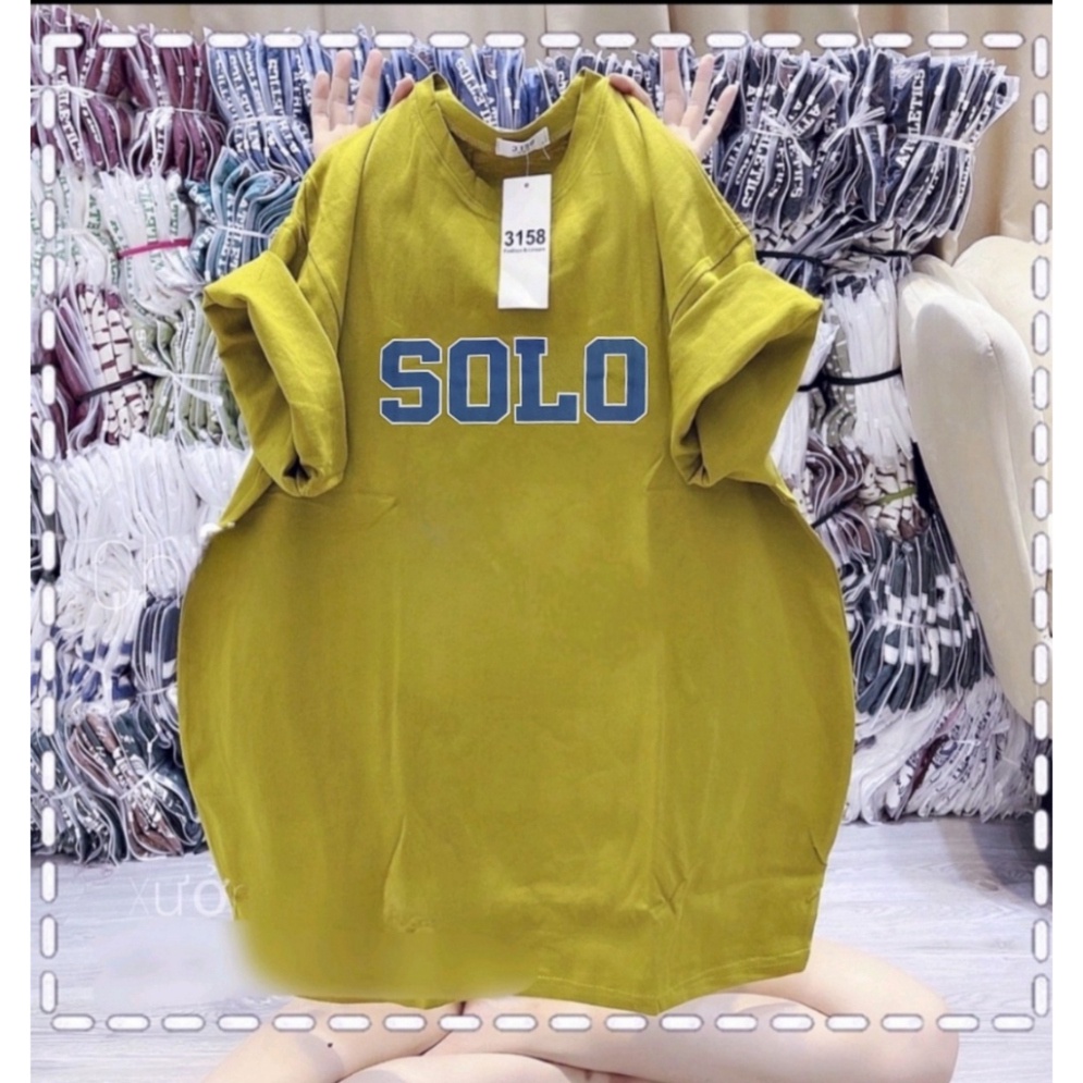 ÁÁo Phông Nam Nữ In Chữ SOLO , Áo Thun Nam Nữ Tay Lỡ Unisex Form Rộng Cao Cấp 100% Thấm Hút Mồ Hôi Hot Trend 2023 | BigBuy360 - bigbuy360.vn