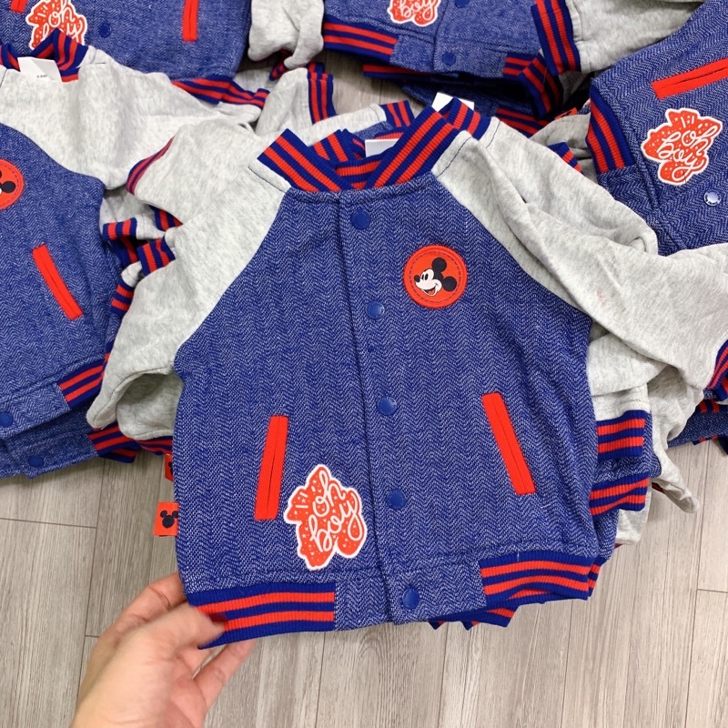 Áo khoác bomber dành cho bé trai từ 3kg đến 10kg