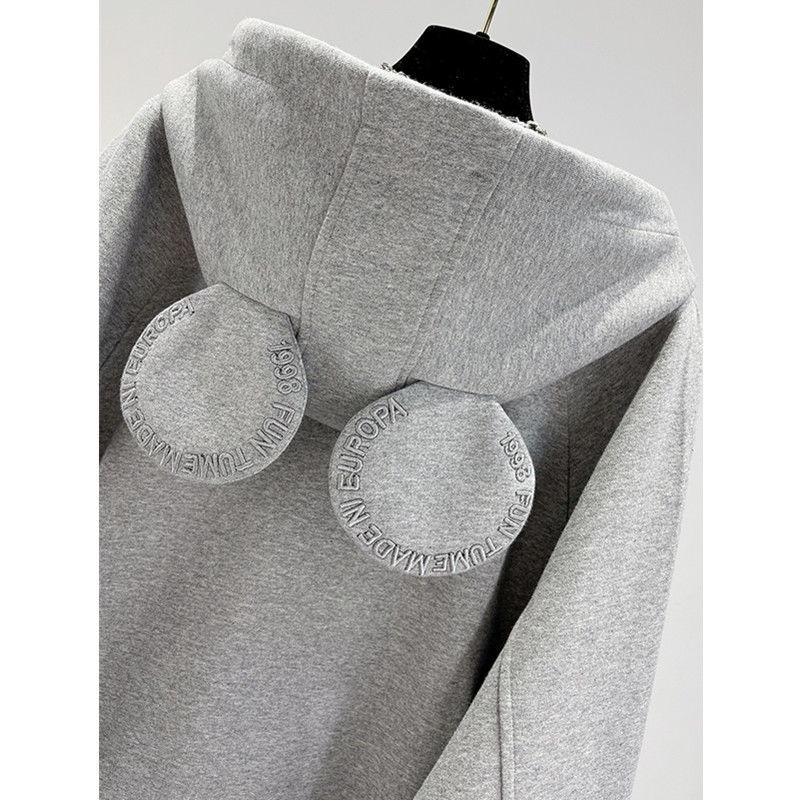 Áo Khoác Cardigan Có Dây Kéo Dáng Rộng Phong Cách Mới 2023
