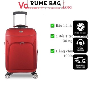 Vali kéo vải siêu bền, Vali du lịch tay kéo nhôm không rỉ sét VALIZIO 015