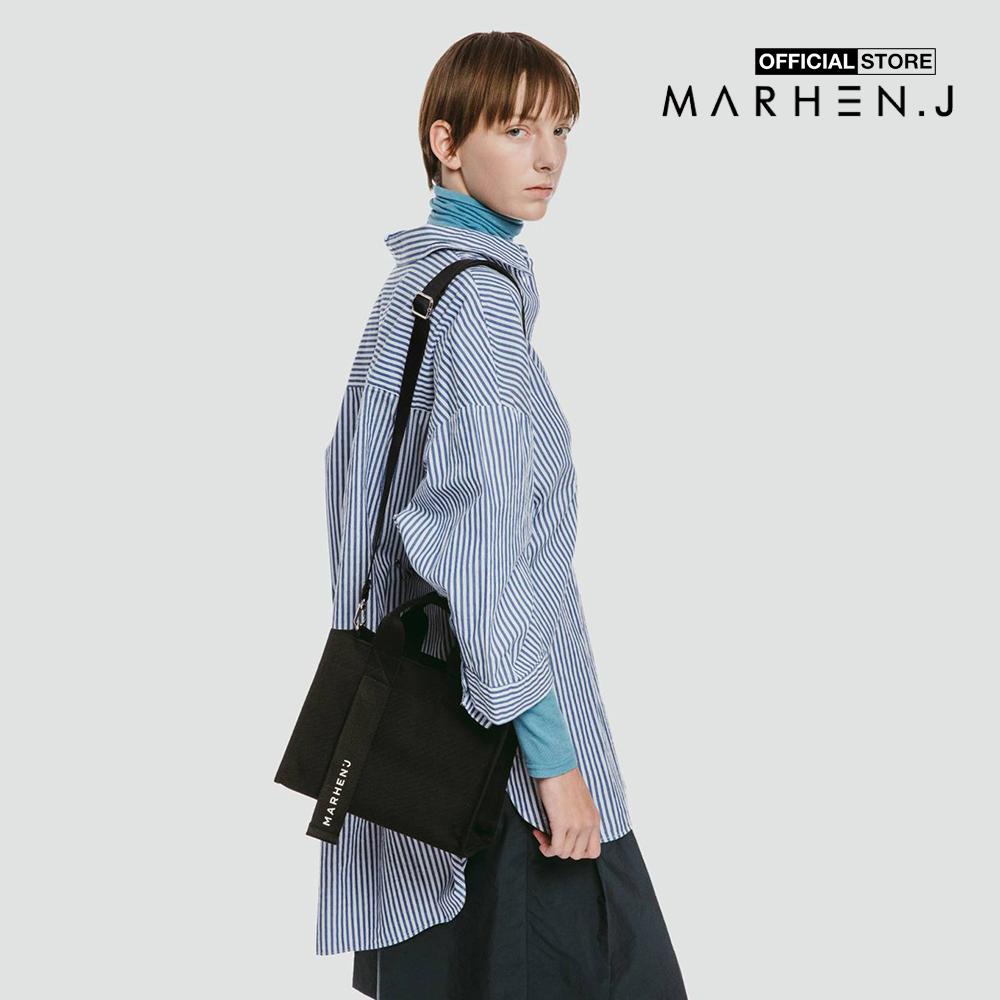 Marhen.J - Túi đeo vai chữ nhật vải bố Rico Mini Comfort MJ23CPRC02MCF-BK