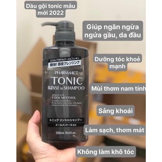 Dầu gội xả 2 trong 1 cho nam pharmaact tonic của nhật 600ml