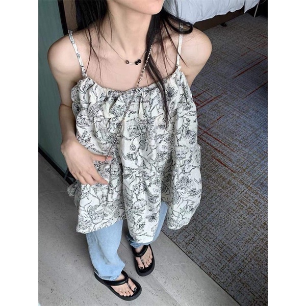 Áo váy babydoll hoa nhí Nana21 Nanastore21